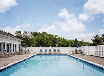 Outdoor pool and sundeck